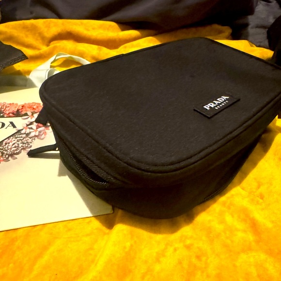 Prada beauty cosmetic bag with dust bag- nwot - Picture 1 of 4